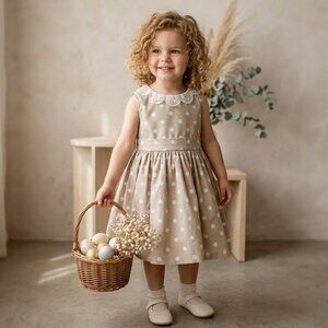 Jason Wu x Neiman Marcus for Target Polka Dot Dress Lace Collar 3T Easter